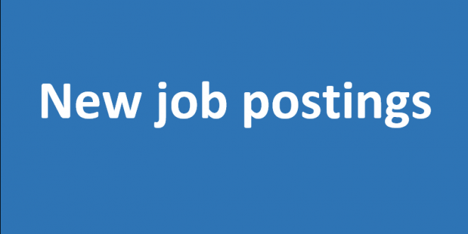 New job postings available