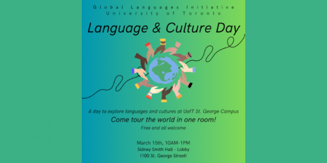 Language & Culture Day, March 15