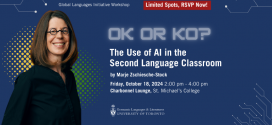 Global Languages Initiative Workshop with Marje Stock