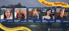 Student Spotlights | 2024 Canadian Summer School in Germany (CSSG)