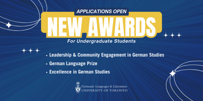 New Undergraduate Awards in German Studies