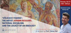 Academic Lecture by Prof. Tobias Hof  |  4pm, Feb 27, 2025